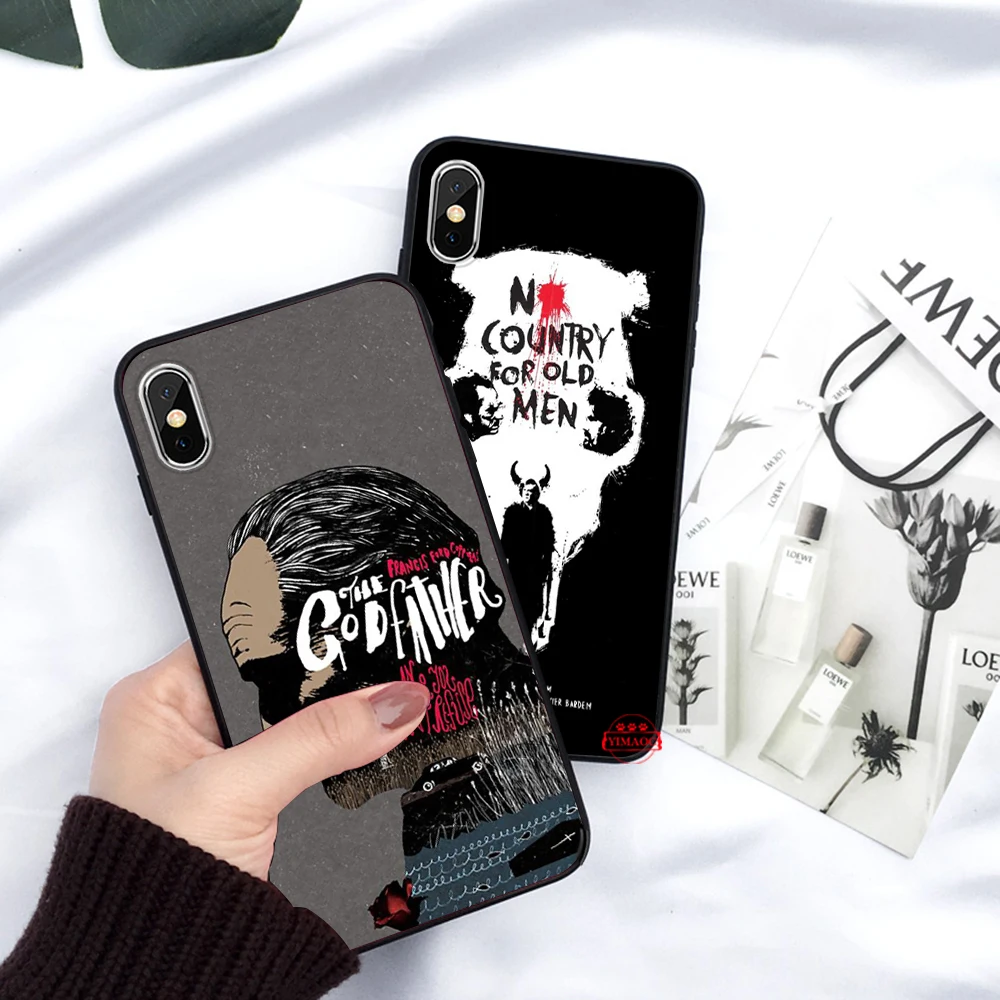 Модный силиконовый чехол Godfather для iPhone 5 5S 6 6S Plus 7 8 11 Pro X XS Max XR |