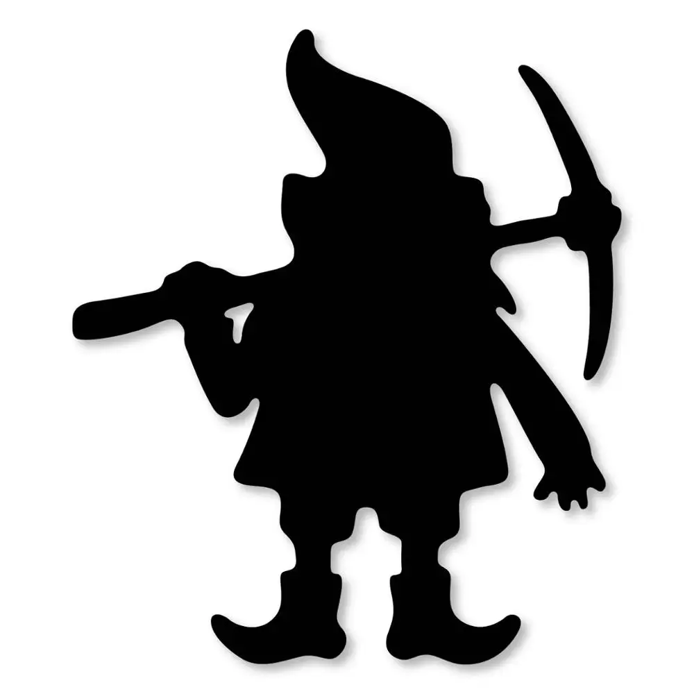 Adv-one Dwarf Wearing a Hat Metal Cutting Dies Scrapbooking Photo Album Embossing Paper Decorative Crafts Die Cut 2019 new | Дом и сад