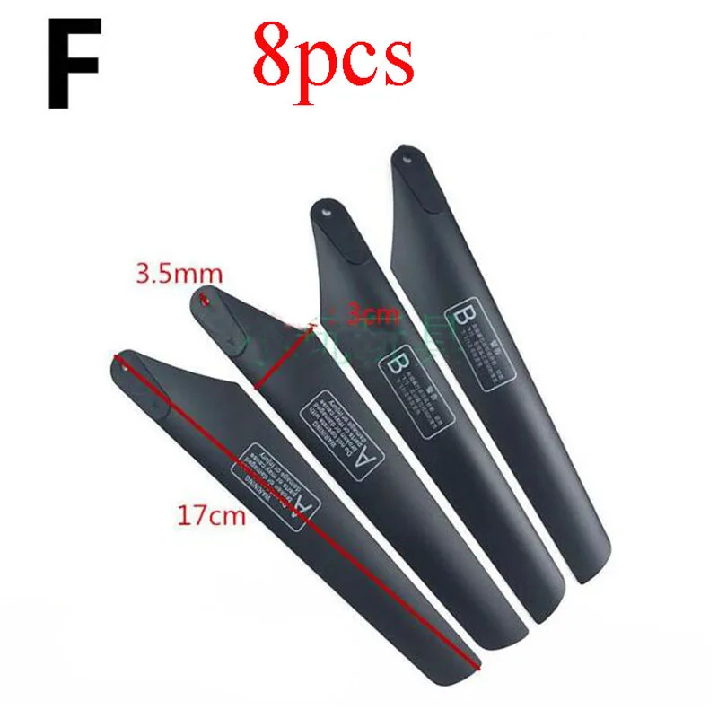 8 шт. лопастные винты для вертолета 12*2 3*0 3 см 16x2 7x0 35 17*3*0 18*2 7*0 см|diy parts|main bladesrotor blade |