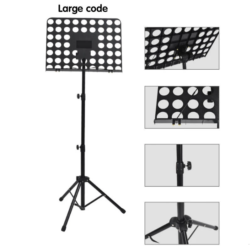 Складная легкая стабильная Музыкальная подставка из алюминиевого сплава штатив