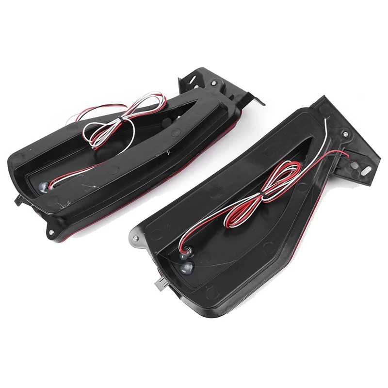 

For Toyota Fortuner 2016-2019 LED Rear Bumper Fog Light with Turn Signal Brake Light Lamp Reflector Driving Lights