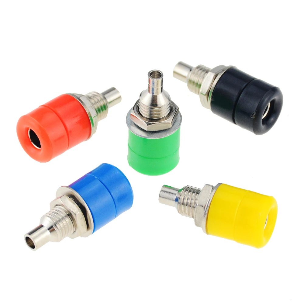 5 шт. цветные длинные вилки розетки 4 мм|Соединители| |