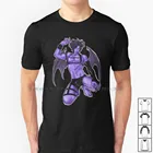 Футболка с изображением демона, 100% хлопок