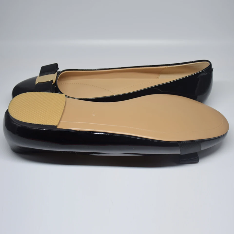 Женская обувь из натуральной кожи дизайнерская на плоской подошве с бантиком для