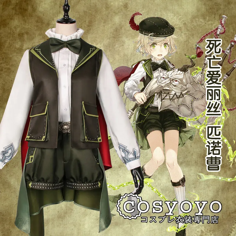Cos-Mart Game SINoALICE Pinocchio Cosplay Costume Lovely Minstrel Uniforms Halloween Party Role Play Clothing Custom-Make