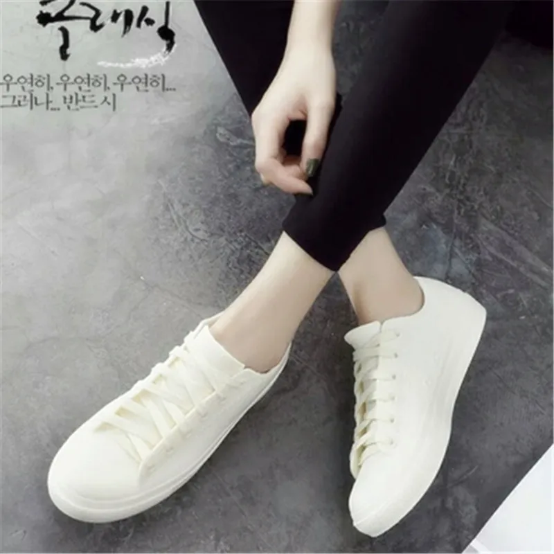

Rain Boots Women Shoes Waterproof 2019 Spring Summer Female Casual Shoes Rubber Rain Boots For Woman PVC water shoes 36-40