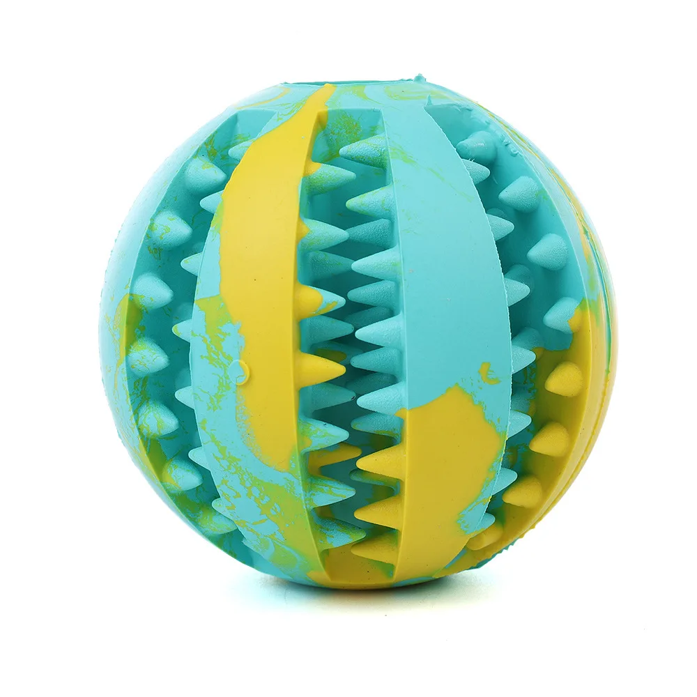 

Dog Toy Interactive Training Bouncy Ball Bite Resistant Dog Bite Toy Toothbrush Ball Food Special Tough Rubber Ball Dog Supplies