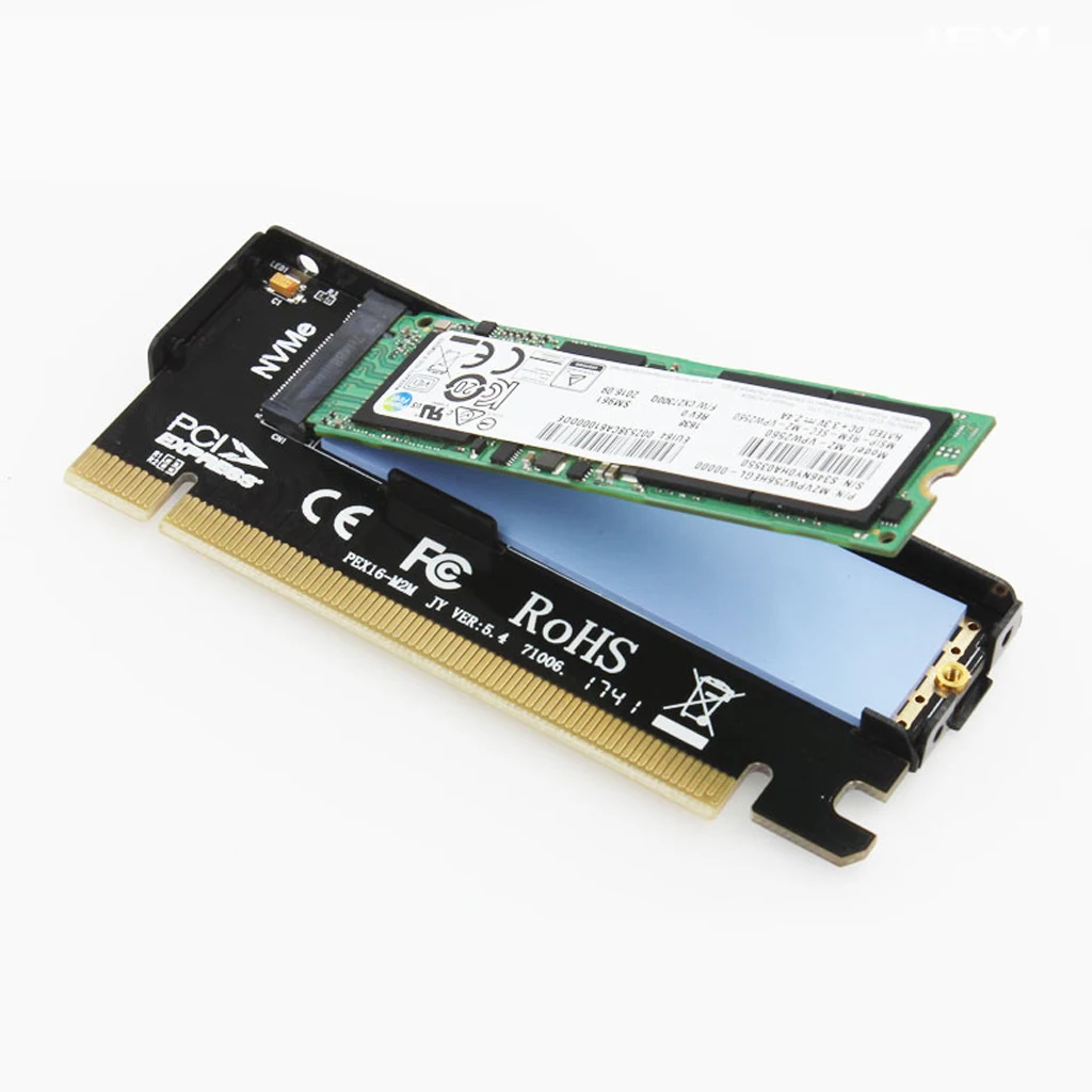 Переходник NVME M.2 на PCIe PCI Express X16 M2 Расширительная плата с радиатором | Компьютеры и
