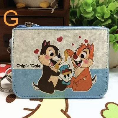 Чехол-кошелек из искусственной кожи с мультяшным принтом Chip n Dale мини-кошелек