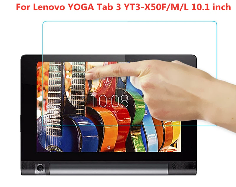 

9H закаленное стекло для защиты экрана для Lenovo YOGA Tab 3 10,1 YT3-X50F YOGA Tablet 3-X50F YT3-X50M/X50F стеклянный планшет ZA0H0064US