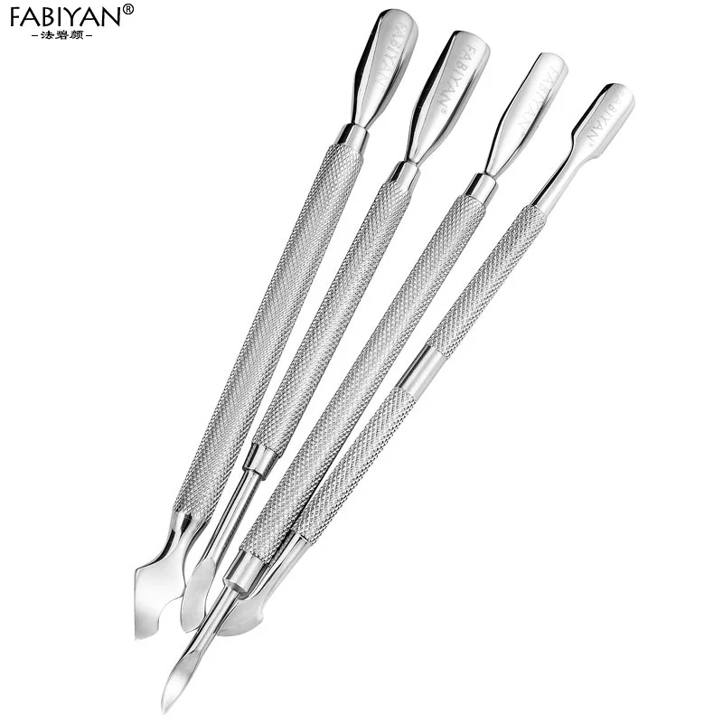 Дизайн ногтей из нержавеющей стали палец мертвая кожа кутикулы двухсторонняя