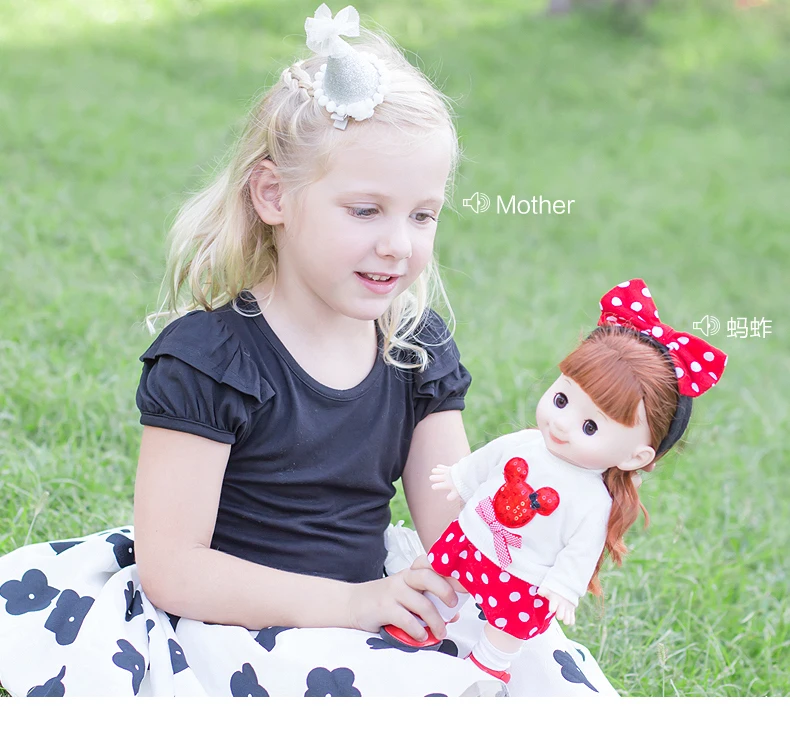 

Кукла реборн виниловая, милая говорящая девочка-принцесса 32 см, SD, подарок для детей