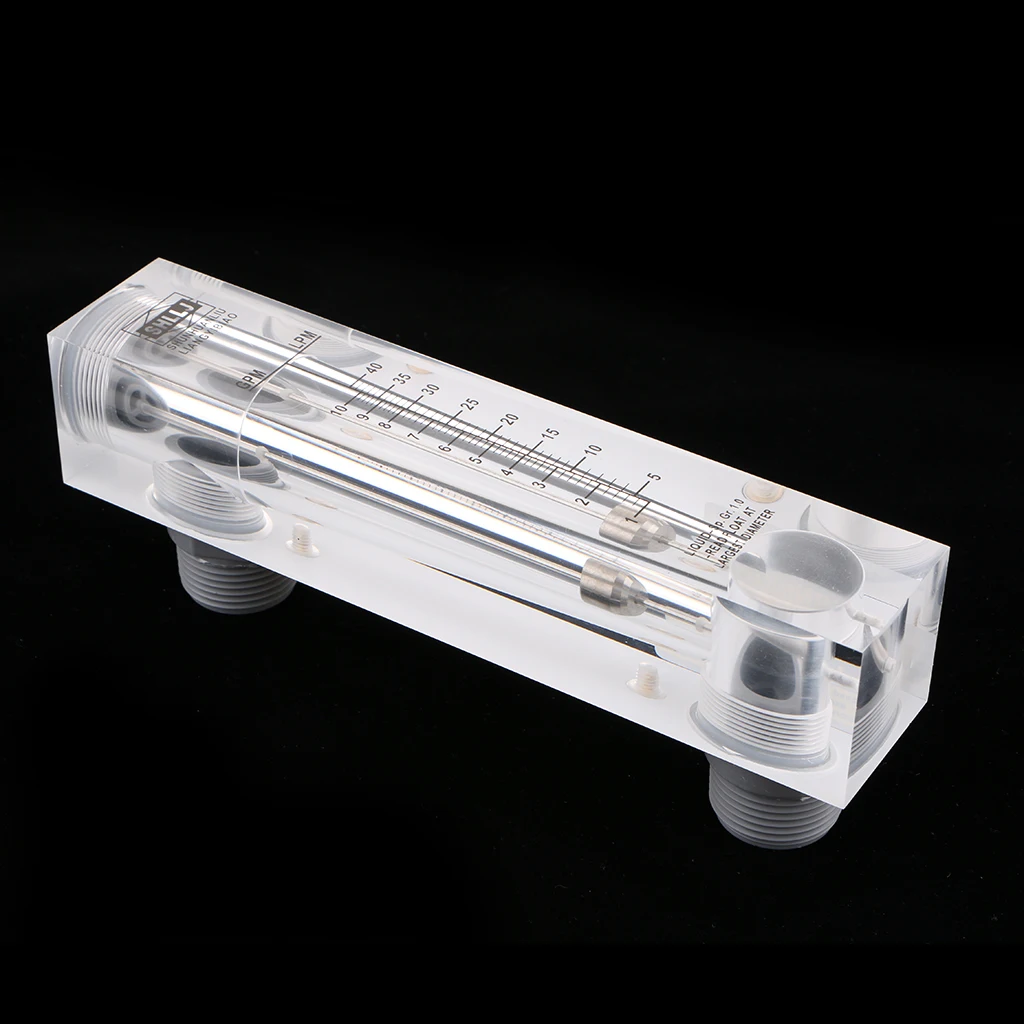 LZM-15 трубы Панель крепление Тип Акриловые расходомер воды 1-10GPM |