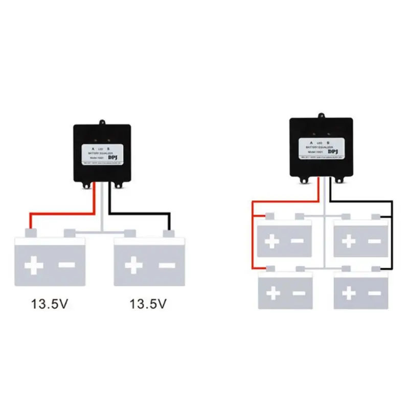 12/24V Lead Acid Battery Charger Regulator HA01 Batteries Voltage Equalizer Balancer Connector for Solar Panels Cell System |