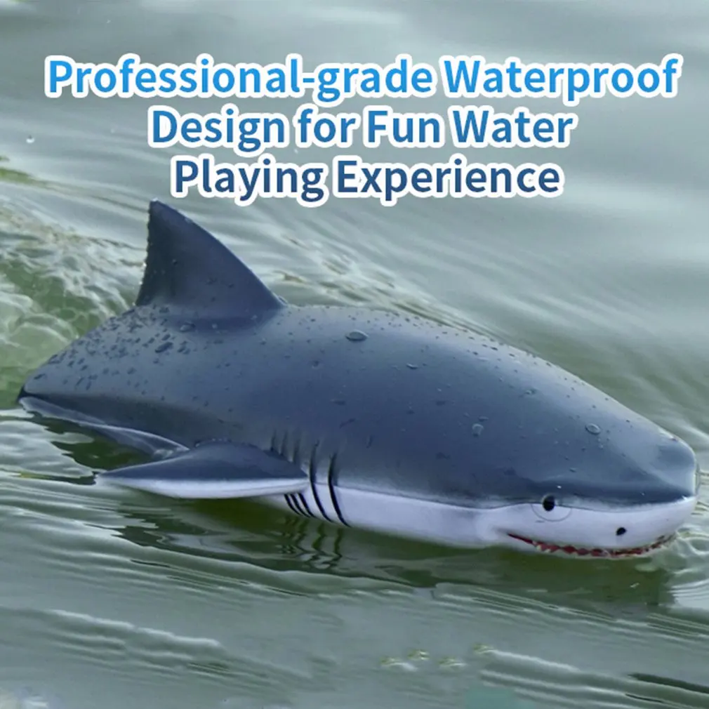 

RC Shark Boat RC Crocodile Head 2.4G Electric Simulation Vehicles RTR Model Funny Children Toys long battery life speed boat