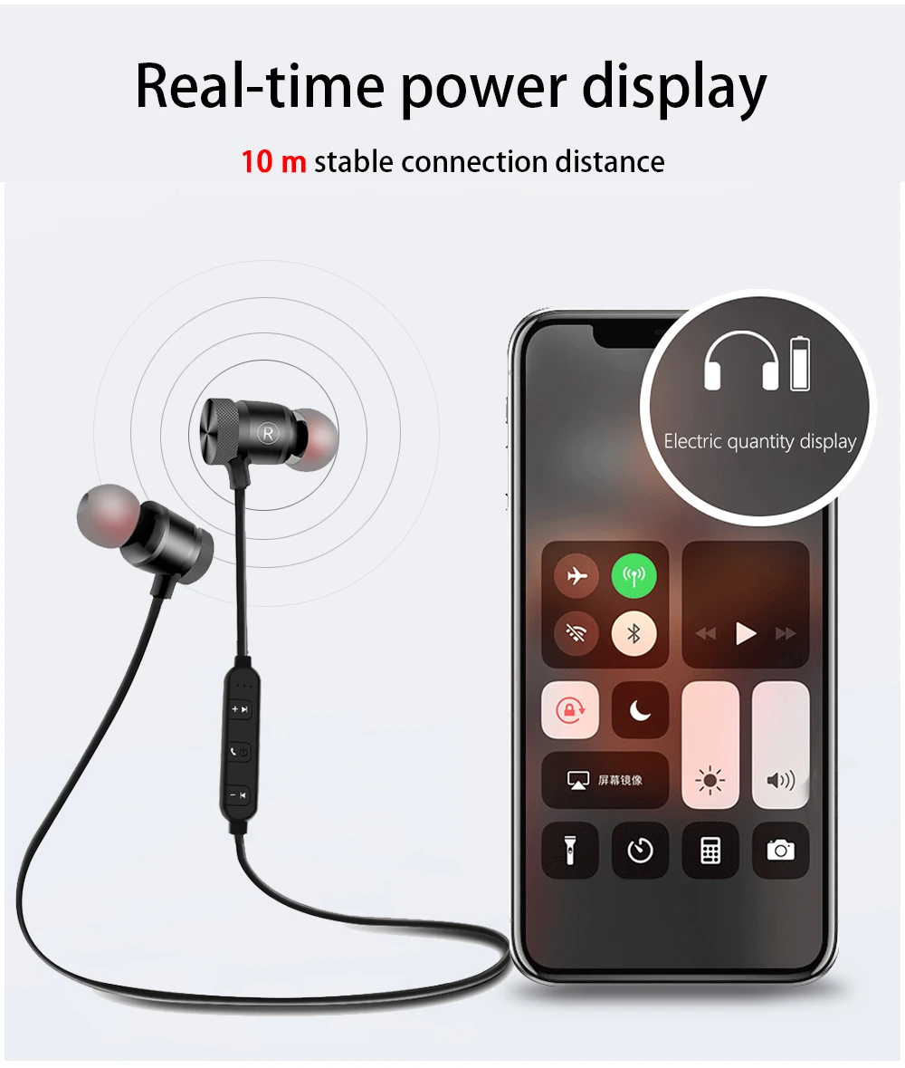 FBYEG C10 C40W Bluetooth наушники беспроводные наушники спортивные Bluetooth гарнитура наушники магнитные наушники с микрофоном для телефона
