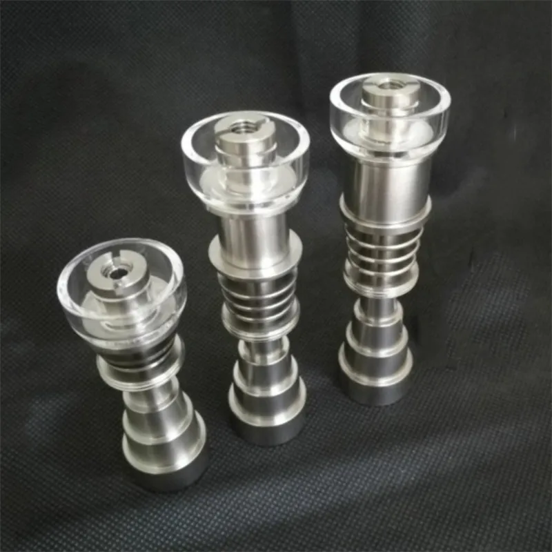 Гибридный кварцевый и титановый гвоздь 6 в 1 с 25 мм кварцевой тарелкой для