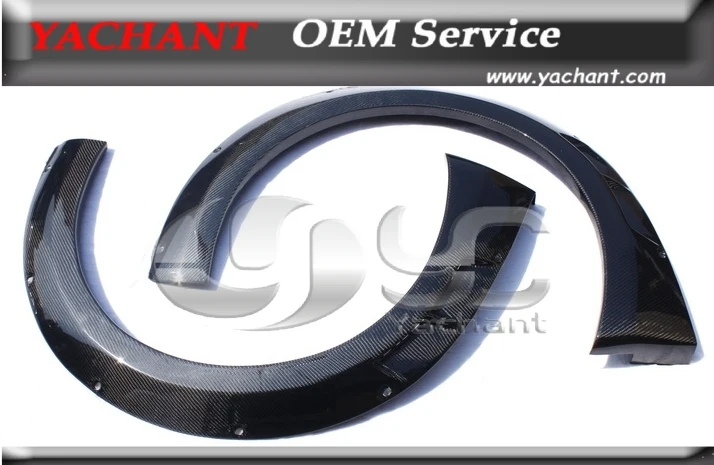 

Carbon Fiber WA Style Rear Fender Flare for OEM Style Side Skirts Fit For 2008-2013 Nissan R35 GTR