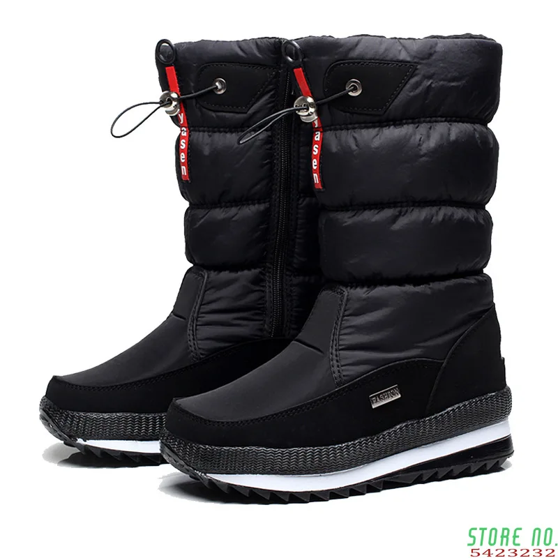

Women Boots Non-slip Waterproof Winter Woman Snow Boots Women's Boots Winter Boots for Women Winter Shoes 2021 NEW