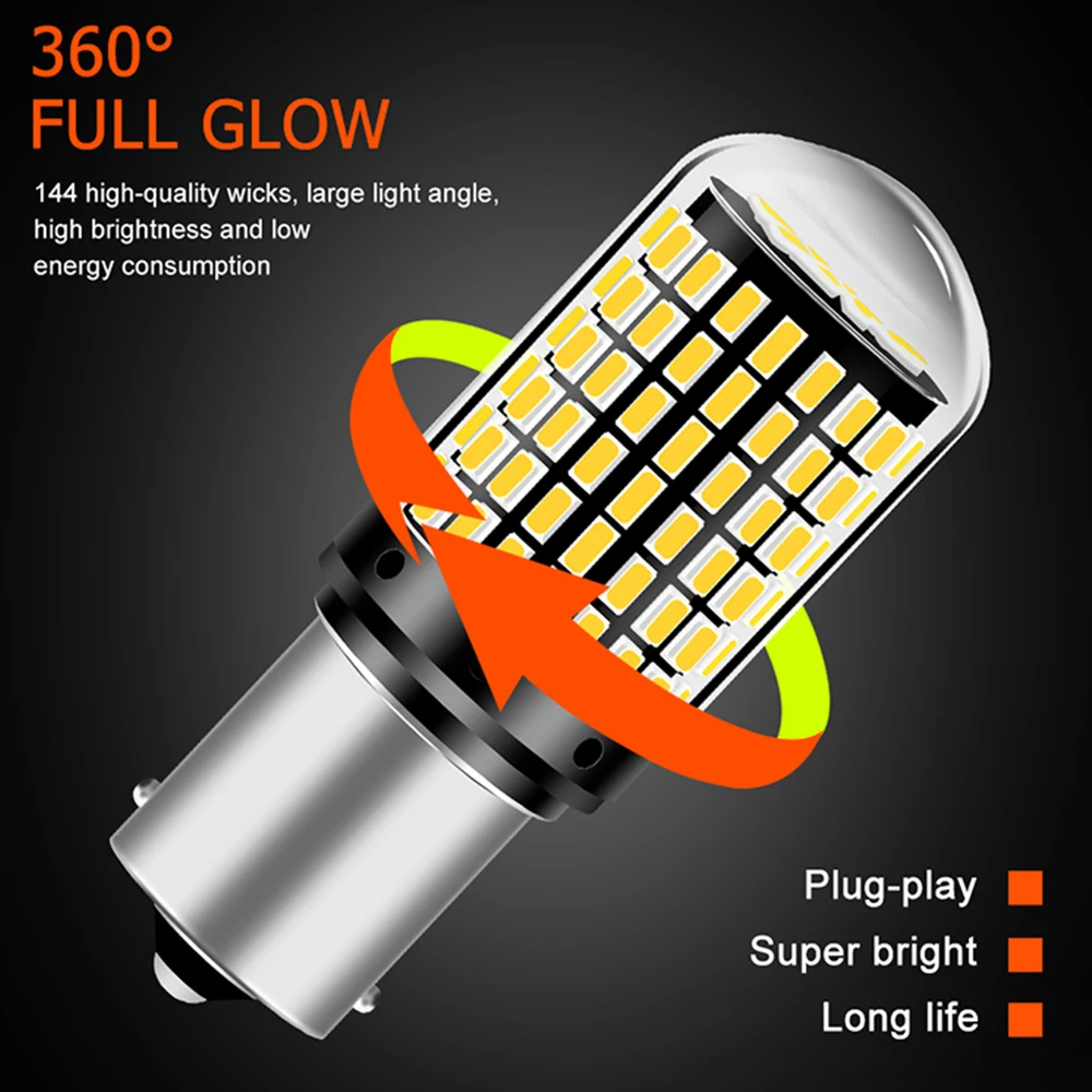 Светодиодсветодиодный лампы OKEEN 1156 BA15S P21W BAU15S PY21W T20 7443 W21W P21/5W 1157 BAY15D светодиодные