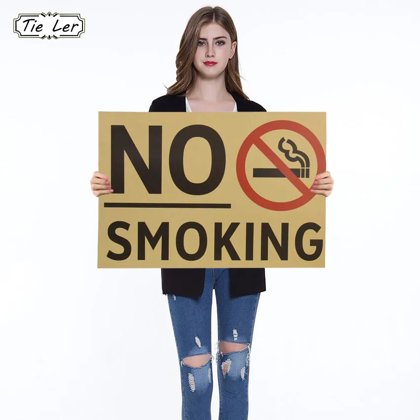 Винтажный рекламный плакат не курить обычный наклейка s как указано ниже плакаты