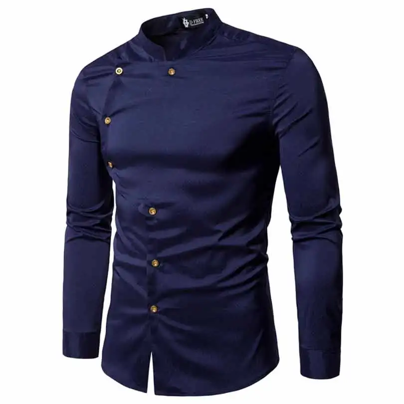 Рубашка мужская с длинным рукавом подчеркивающая индивидуальность