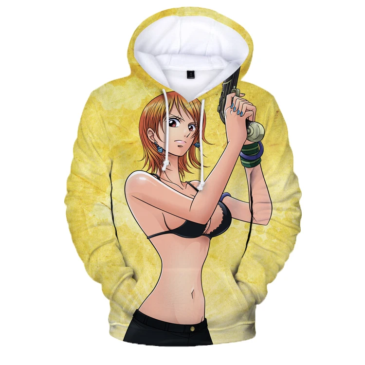 

One Piece Anime Nami 3D Hoodies 3D Printed Oversized Hoodies Streetwear Men/Women Clothing Harajuku Hooded Sweatshirt