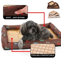 cats dog bed paw pet sofa cooling mat dogs kennel soft warm pillow cat beds house pets shop dropshipping cachorro cama perro