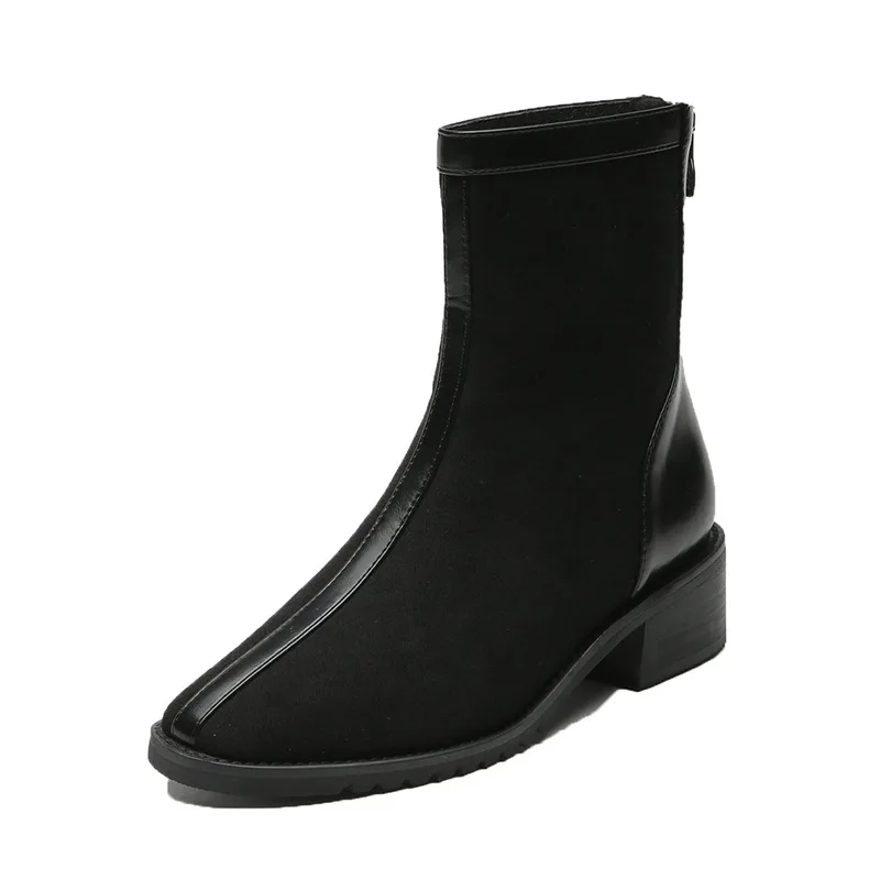 

Boots Female Women Shoes New Fashion Casual Comfy Shoes Chunky Heels Platform Shoes High Quality Martin Ankle Boots Women's High
