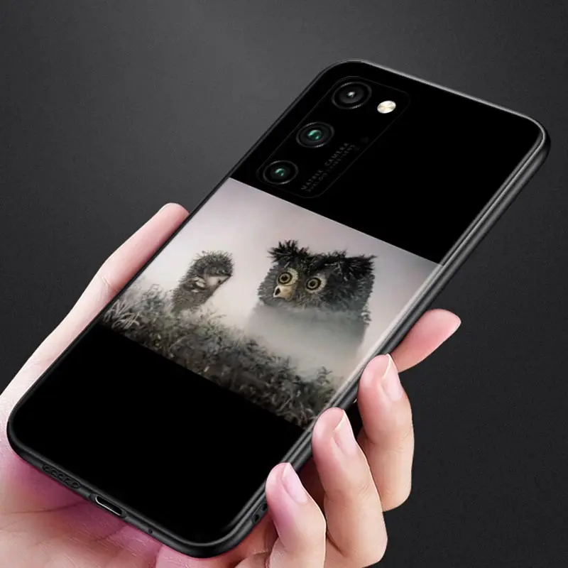 Силиконовый мягкий чехол с ежиком в тумане для Honor V30 View 20 V20 30i 30S 30 20S 20E 20i Lite Pro Plus