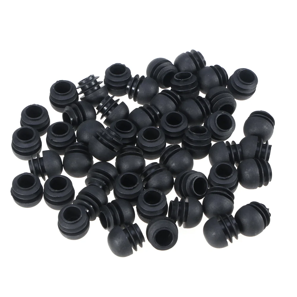 

50 PCs 22MM Round Insert Chair Leg Glide Protectors Anti-dust Stopper Furniture Glide Protective Cushion for Stainless Steel Tub