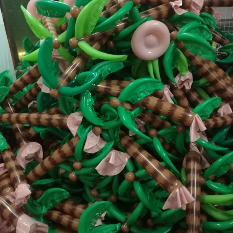 90 см надувные тропические пальмы бассейн украшения для пляжной вечеринки