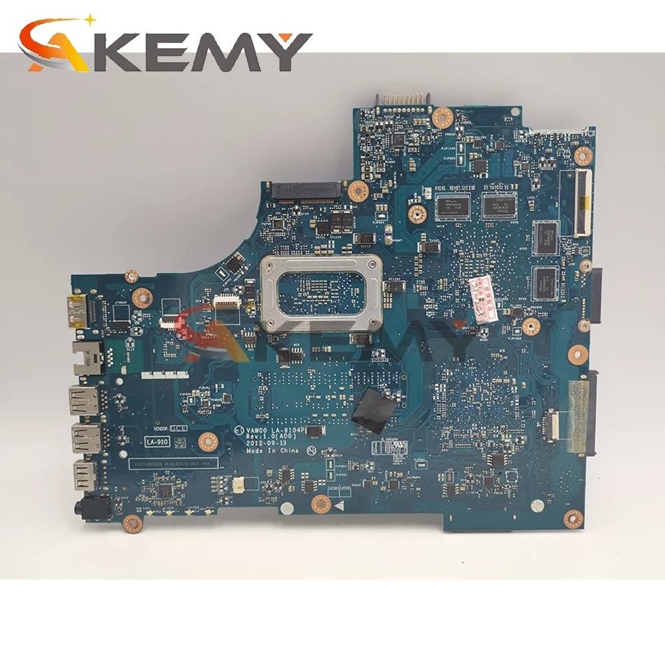 Материнская плата для ноутбука DELL Inspiron 15 3521 5521 VAW00 W/ i3-3217U CPU HD7670M | Материнские