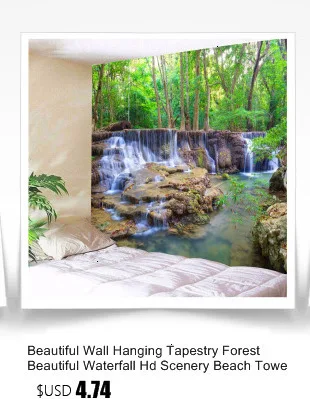 Осенний лес гобелен с изображением деревьев настенный хиппи колдовство Tapiz психоделический дом Декор Tenture Tapestrie пляж богемный