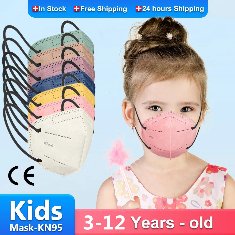 Morandi KN95 детская маска FFP2 Mascarillas FPP2 одобренная гигиеническая Защитная для лица CE