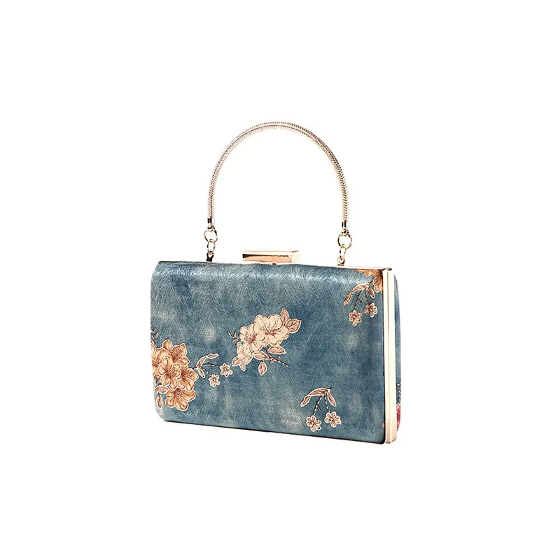 

Retro Dinner Bag Handmade Evening Bag Ladies Cheongsam Bag Ladies Storage Bag with Chain Ladies Shoulder Bag Cosmetic Bag