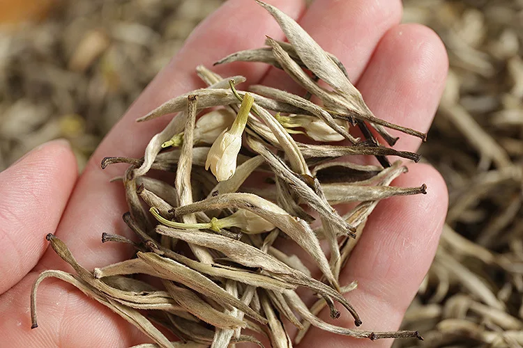 

2019's Jasmine Tea Baekho Silver Needle Bitan-Level Fragrant Snow Single Bud Pekoe King