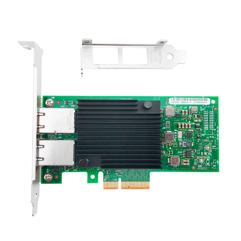 X550 T2 PCIe 3 1 X8 медный сетевой адаптер RJ45 * 2 10G с Intel X550|Сетевые карты| |