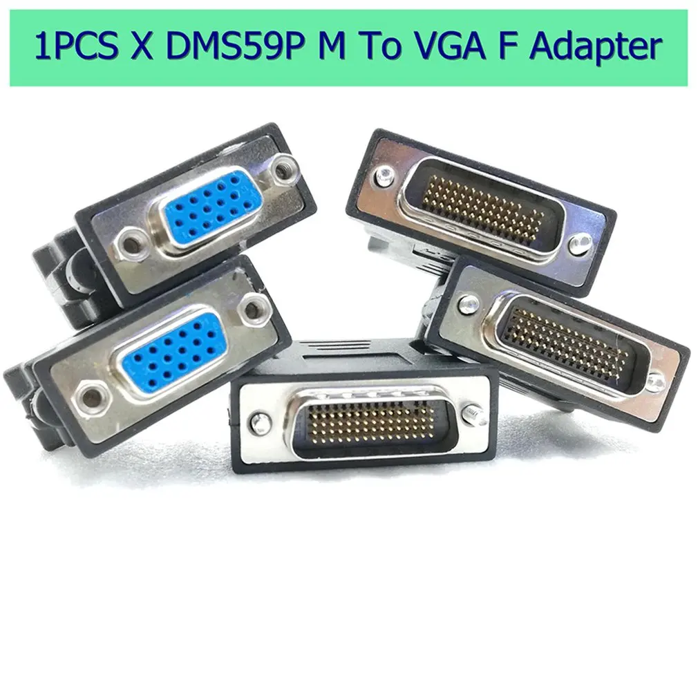 DMS 59 DMS59 59Pin DVI Male to 1 Port VGA Female Video Y Splitter короткий кабель PC MONITOR|Кабели VGA| |