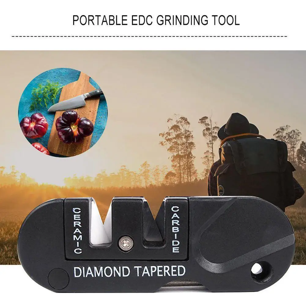 

Diamond Sharpener 80*27*10mm Camp Gear Tungsten Ceramic Sharpen Fish Hook Pocket Carbide Knife Whetstone Outdoor Portable Tools