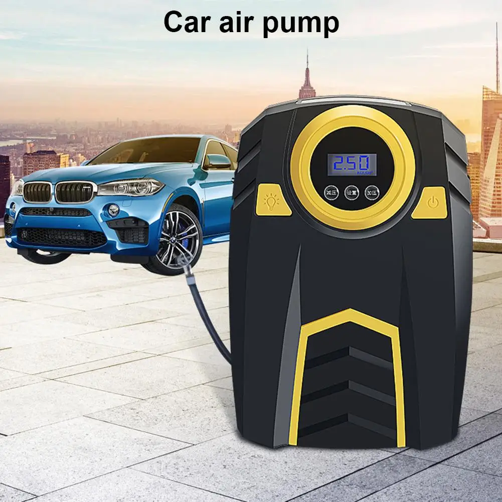 

Портативный DC 12 вольт автомобильный воздушный насос компрессор насос цифровой 150 фунтов/кв. дюйм Авто воздушный насос для автомобиля мотоци...