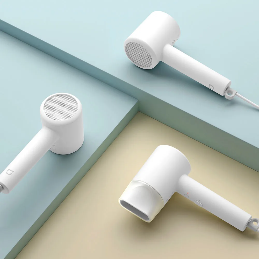 Pаспродажа Фен Xiaomi Mijia H300 с анионами, 1600 Вт, портативный диффузор, Новый Уход за волосами с отрицательными ионами, быстрая сушка для домашнего использов...