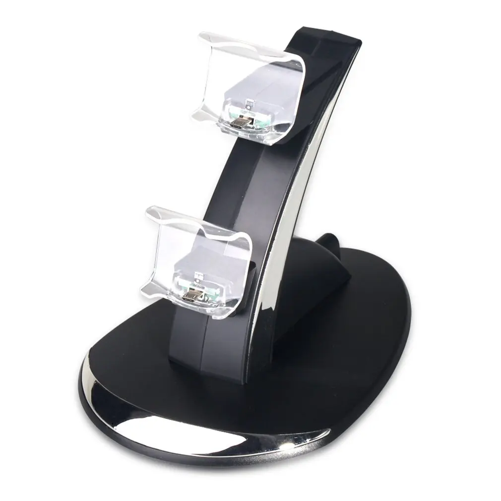 Controller Charger Dock LED Dual USB for PS4 Charging Stand Station for Sony Playstation 4 PS4 SLIM PRO Controller