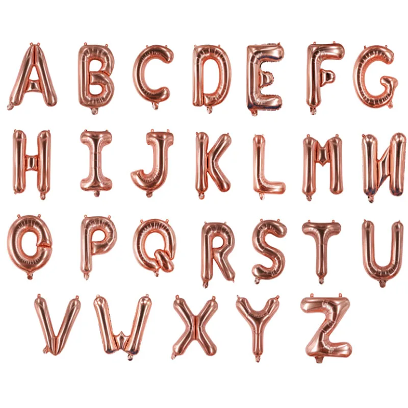 40 дюймов розовые золотые серебряные буквы алюминиевые гигантские