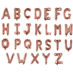 40 дюймов розовые золотые серебряные буквы алюминиевые гигантские фольгированные гелиевые шары товары для вечевечерние украшение для торгового центра