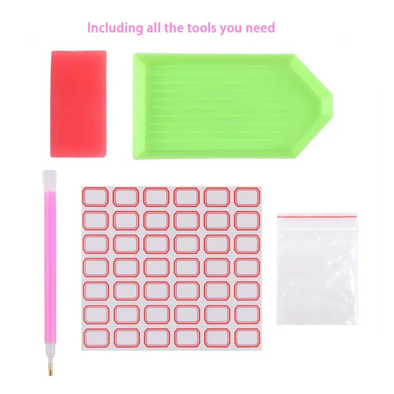 Рождественская алмазная живопись милая наклейка с карликовым эльфом вышивка