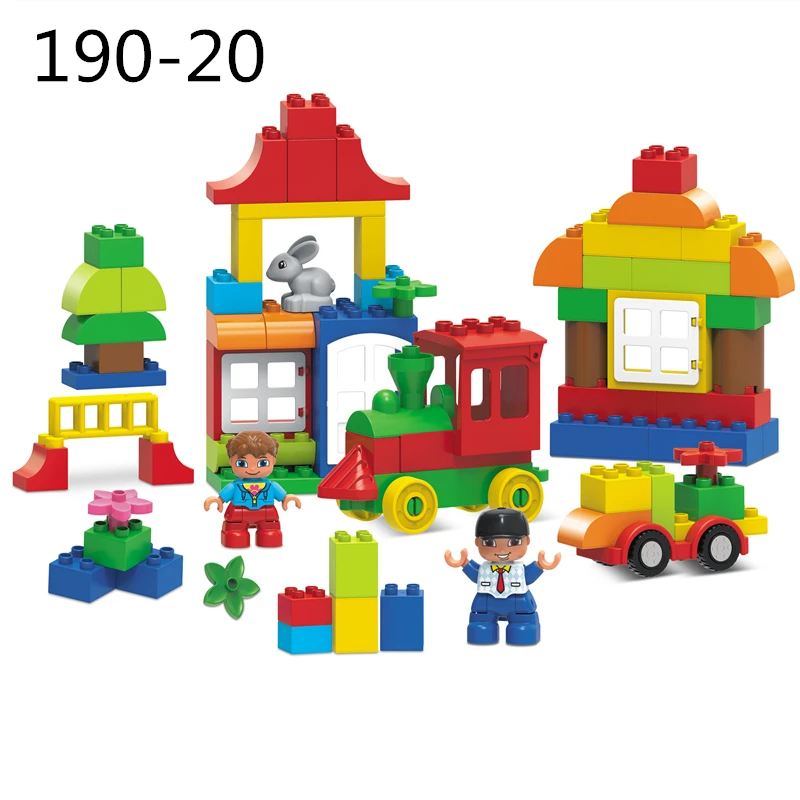 DIY Дом развлечений замок с горкой кирпич игрушки для детей творческие