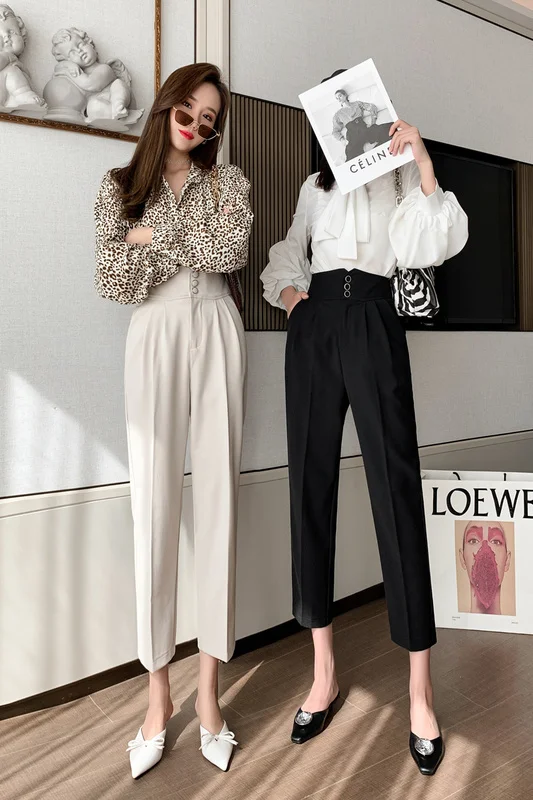 

Женские повседневные брюки в Корейском стиле, осень 2021