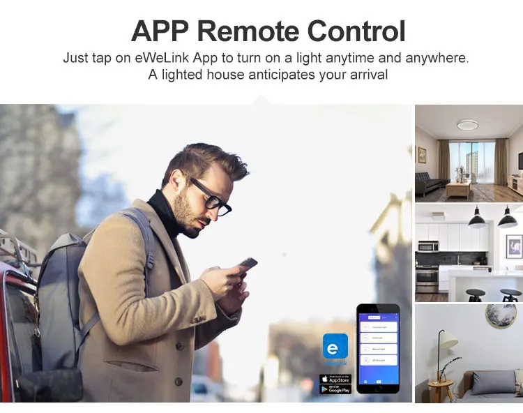 Интеллектуальный выключатель света SONOFF Basic R3 WI FI DIY Смарт Управление