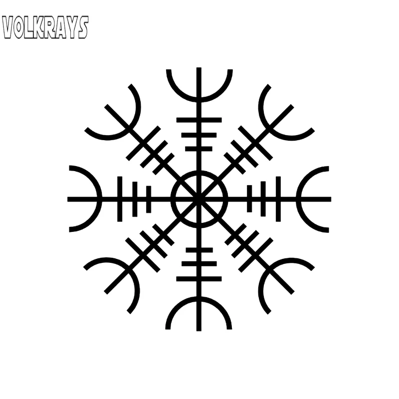 Volkrays индивидуальная Автомобильная Наклейка Шлем Awe Stave Rune аксессуары